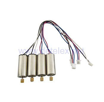 XK-X260 X260-1 X260-2 X260-3 drone spare parts main motor (2pcs Black-White wire + 2pcs Red-Blue wire) - Click Image to Close